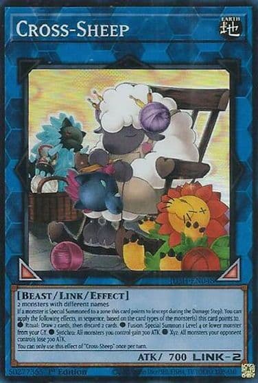 Cross Sheep Super Rare Justice Hunters Yu-Gi-Oh! card