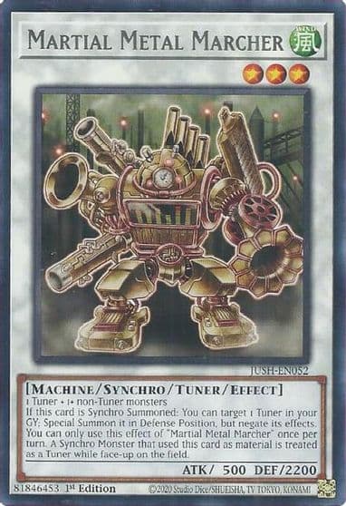 Martial Metal Marcher Justice Hunters Yu-Gi-Oh! card