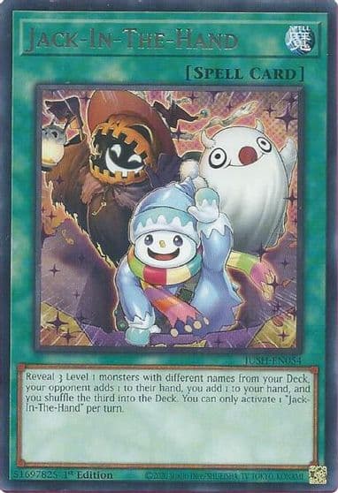 Jack In The Hand Justice Hunters Yu-Gi-Oh! card
