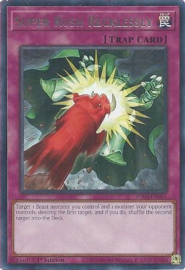 Super Rush Recklessly Justice Hunters Yu-Gi-Oh! card