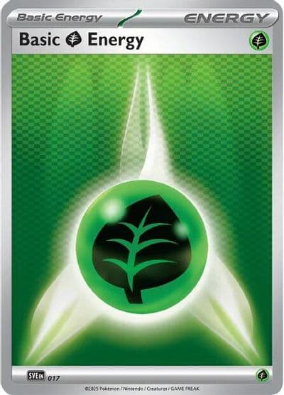 Basic Grass Energy - 017 SVE: Scarlet & Violet Energies Pokemon card