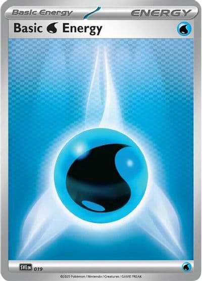 Basic Water Energy - 019 SVE: Scarlet & Violet Energies Pokemon card