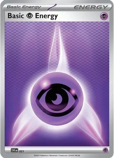 Basic Psychic Energy - 021 SVE: Scarlet & Violet Energies Pokemon card