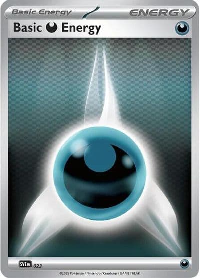 Basic Darkness Energy - 023 SVE: Scarlet & Violet Energies Pokemon card