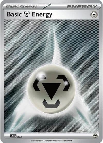 Basic Metal Energy - 024 SVE: Scarlet & Violet Energies Pokemon card