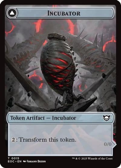 Incubator Phyrexian Double Sided Token Commander: Edge of Eternities Magic card