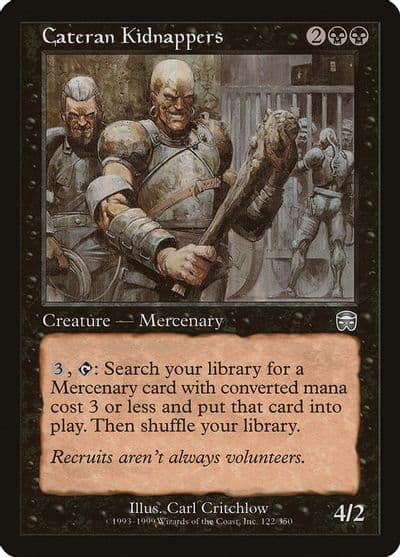 Cateran Kidnappers Mercadian Masques Magic card