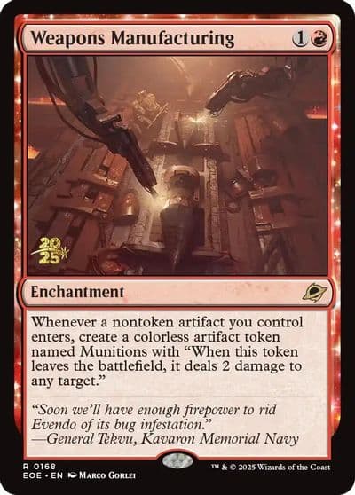 Weapons Manufacturing Prerelease Cards Magic card