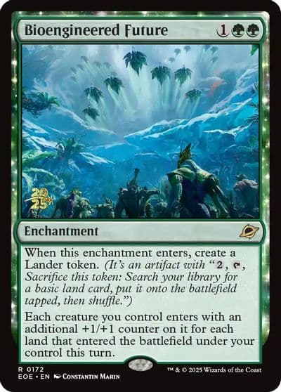 Bioengineered Future Prerelease Cards Magic card