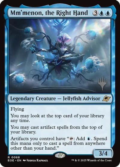 Mmmenon the Right Hand Promo Pack: Edge of Eternities Magic card