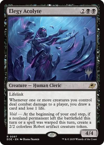 Elegy Acolyte Promo Pack: Edge of Eternities Magic card