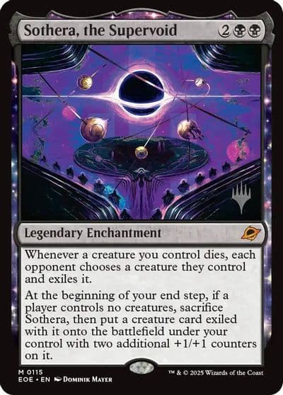 Sothera the Supervoid Promo Pack: Edge of Eternities Magic card