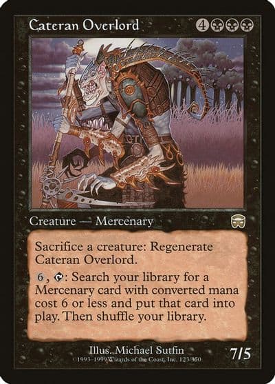 Cateran Overlord Mercadian Masques Magic card