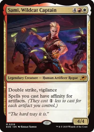 Sami Wildcat Captain Promo Pack: Edge of Eternities Magic card