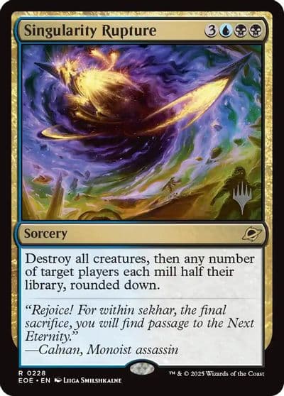 Singularity Rupture Promo Pack: Edge of Eternities Magic card