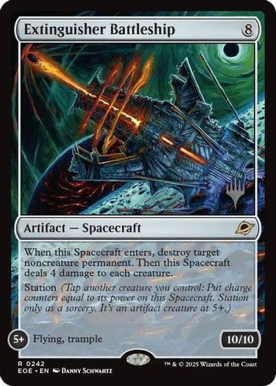 Extinguisher Battleship Promo Pack: Edge of Eternities Magic card