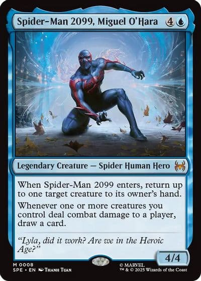 Spider Man 2099 Miguel OHara Marvel's Spider-Man: Eternal-Legal Magic card