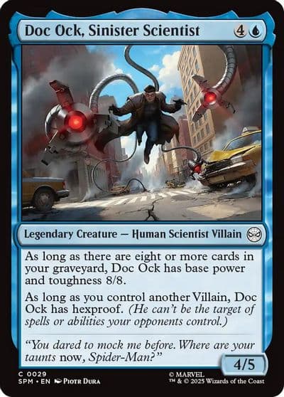 Doc Ock Sinister Scientist Marvel's Spider-Man Magic card