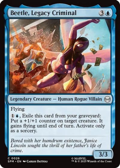 Beetle Legacy Criminal Marvel's Spider-Man Magic card