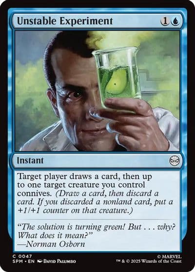 Unstable Experiment Marvel's Spider-Man Magic card