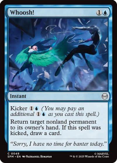 Whoosh Marvel's Spider-Man Magic card