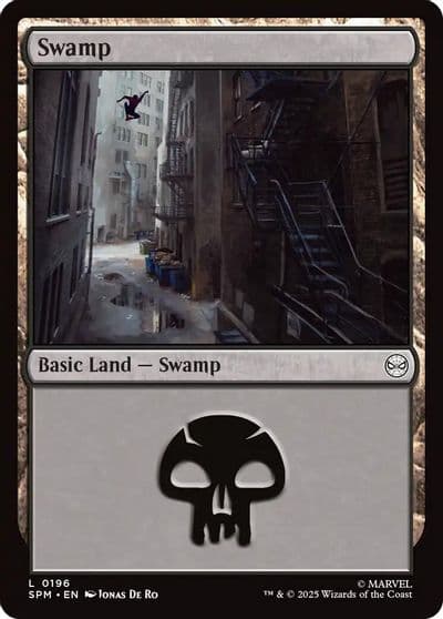 Swamp 0196 Marvel's Spider-Man Magic card