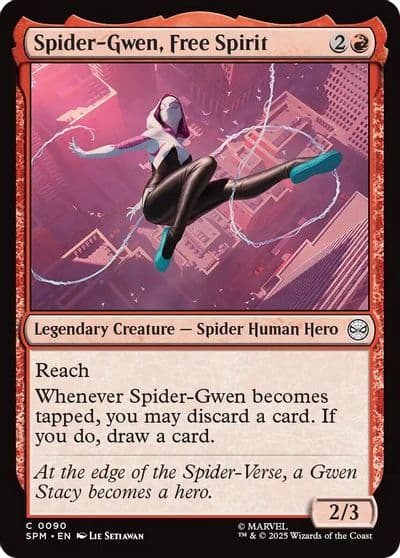 Spider Gwen Free Spirit Marvel's Spider-Man Magic card