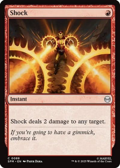 Shock Marvel's Spider-Man Magic card
