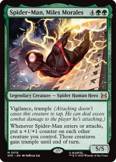 Spider Man Miles Morales Marvel's Spider-Man: Eternal-Legal Magic card