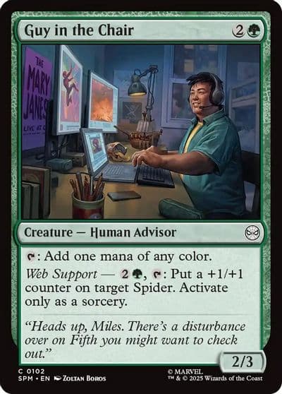 Guy in the Chair Marvel's Spider-Man Magic card