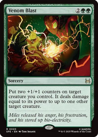 Venom Blast Marvel's Spider-Man: Eternal-Legal Magic card