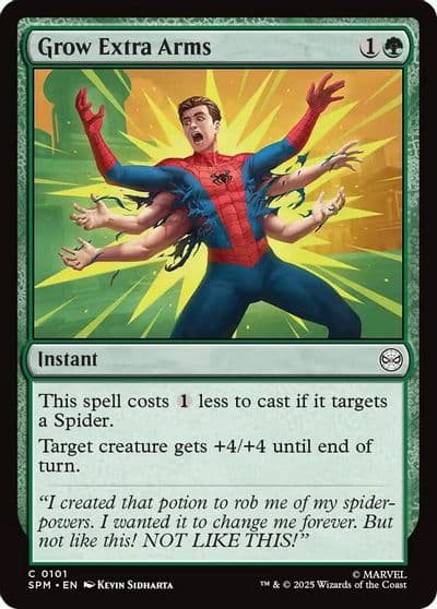 Grow Extra Arms Marvel's Spider-Man Magic card
