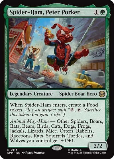 Spider Ham Peter Porker Marvel's Spider-Man Magic card