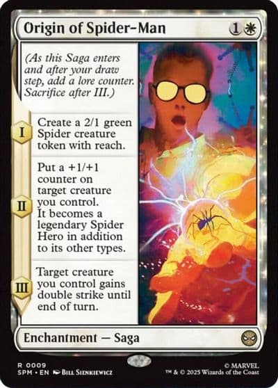 Origin of Spider Man Marvel's Spider-Man Magic card