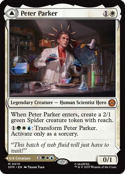 Peter Parker Marvel's Spider-Man Magic card
