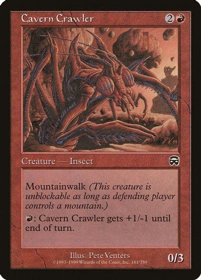 Cavern Crawler Mercadian Masques Magic card