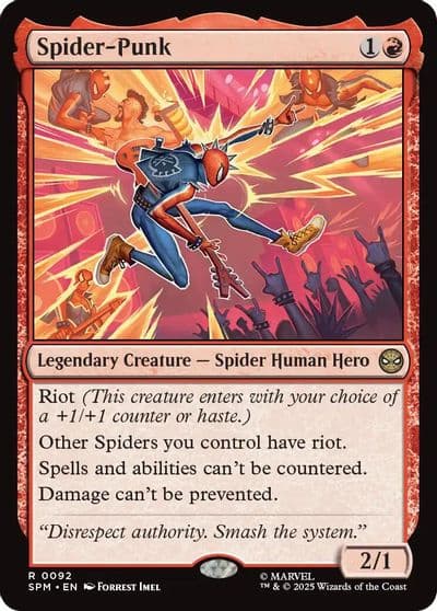 Spider Punk Marvel's Spider-Man Magic card
