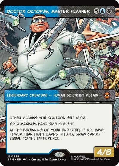 Doctor Octopus Master Planner Borderless Marvel's Spider-Man Magic card