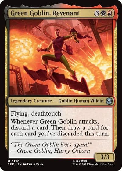 Green Goblin Revenant Marvel's Spider-Man Magic card