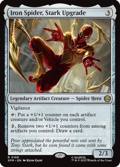 Iron Spider Stark Upgrade Marvel's Spider-Man Magic card