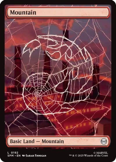 Mountain 0192 Marvel's Spider-Man Magic card