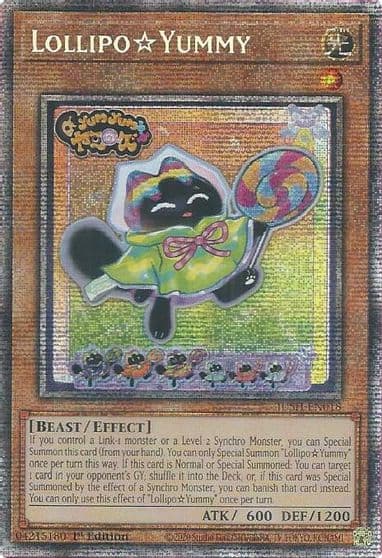 LollipoYummy Starlight Rare Justice Hunters Yu-Gi-Oh! card