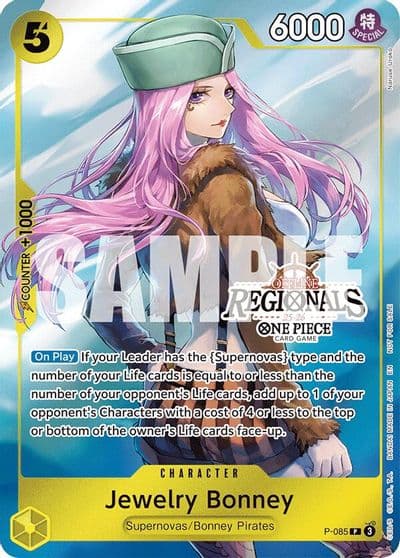 Jewelry Bonney Offline Regional Participation Pack 2025 Vol2 One Piece Promotion Cards One Piece card