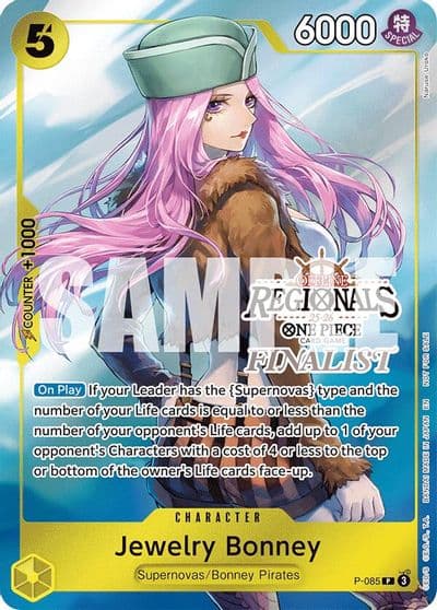 Jewelry Bonney Offline Regional Finalist Card Set 2025 Vol2 One Piece Promotion Cards One Piece card