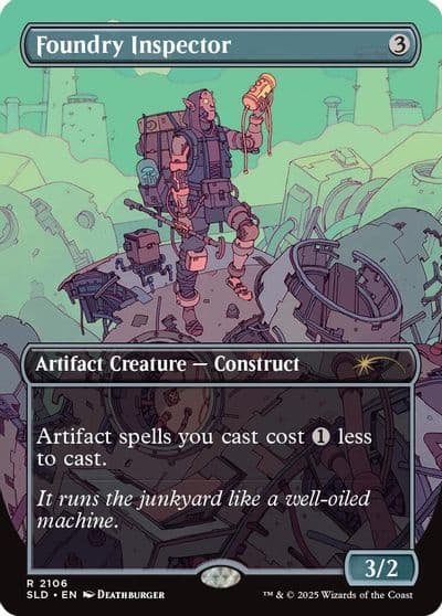Foundry Inspector Secret Lair Drop Series Magic card