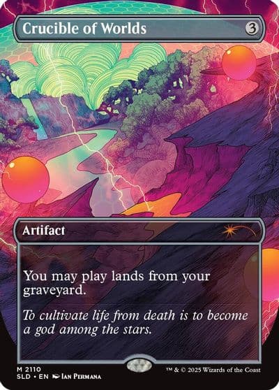 Crucible of Worlds 2110 Secret Lair Drop Series Magic card