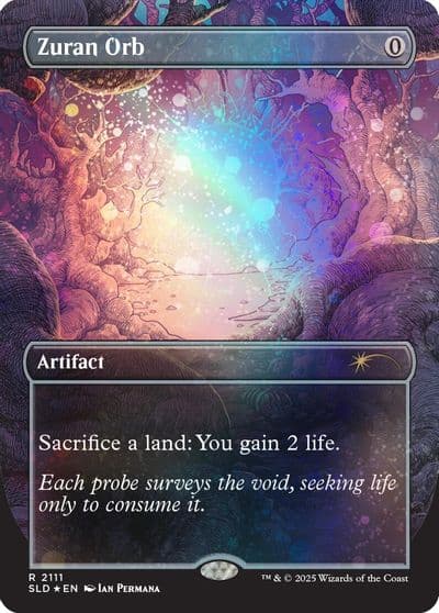 Zuran Orb Galaxy Foil Secret Lair Drop Series Magic card