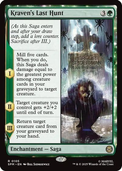 Kravens Last Hunt Marvel's Spider-Man Magic card