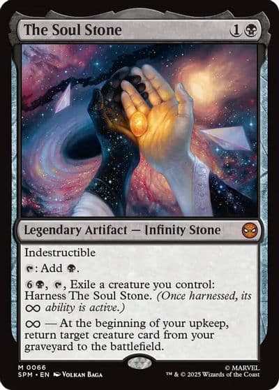The Soul Stone Marvel's Spider-Man Magic card