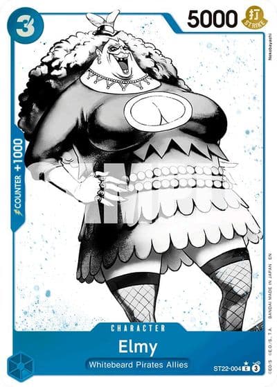 Elmy Parallel Starter Deck 22: Ace & Newgate One Piece card
